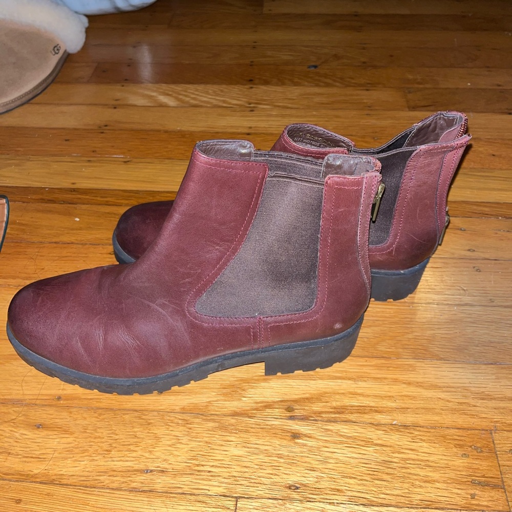 Cole Han Waterproof Leather Boots